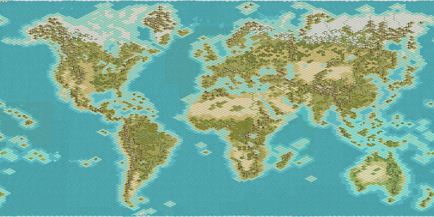 Civilization 3 world map